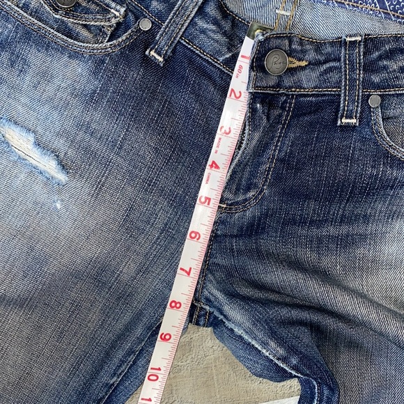 Women's Paige Venice Factory Distressed Bootcut Jeans - Size 29 - Picture 4 of 12